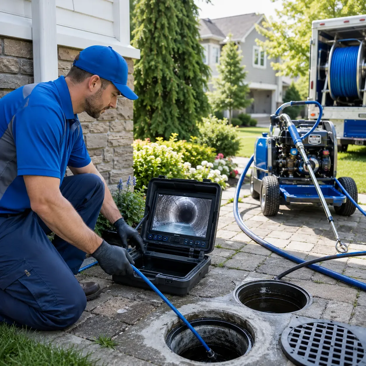 Outdoor drain cleaning professionals serving Conway, MA